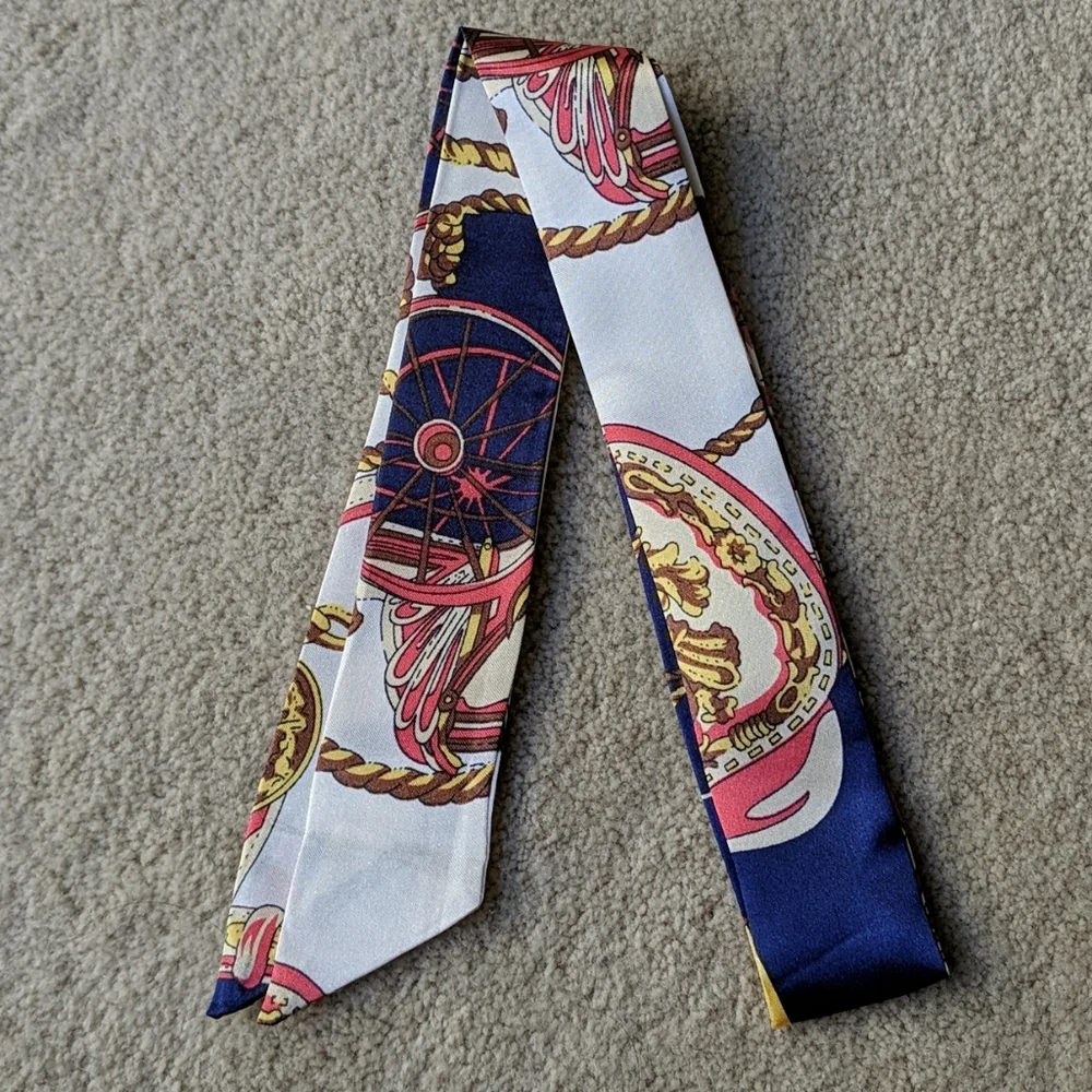 Beautiful Silky Soft Twilly Skinny Scarf